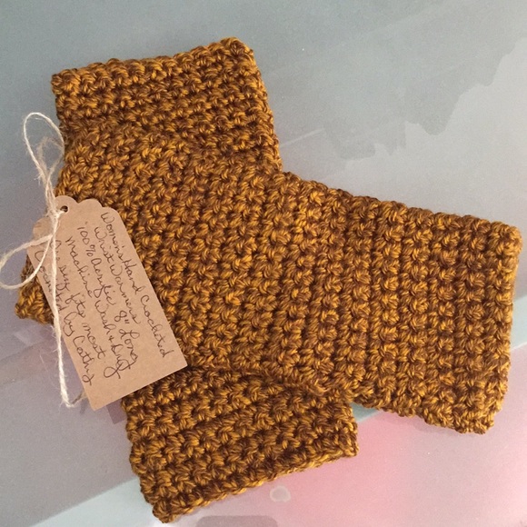 🔥HOT LOOK Handmade Extra Soft Copper Texting Gaming Gloves Hand Crochet Knit - Picture 2 of 4